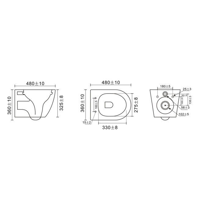 MIXXUS PREMIUM BEVEL-SET-2101 BLACK Комплект: Унітаз система змиву TORNADO 1.0+ Інсталяція з панеллю змиву BLACK MAT (MP6669)