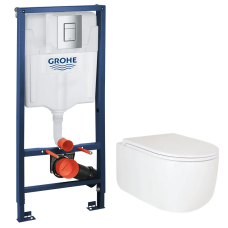 Комплект Grohe Set Унітаз TOPPER-0302-T3 + Інсталяція Grohe Rapid SL 38772001 (38772001TOPPER0302T3)