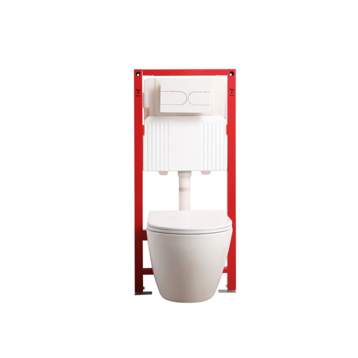 MIXXUS PREMIUM ELLIPSE-SET-2101 Комплект: Унітаз система змиву TORNADO 3.0+ Інсталяція з панеллю змиву WHITE (MP6667)