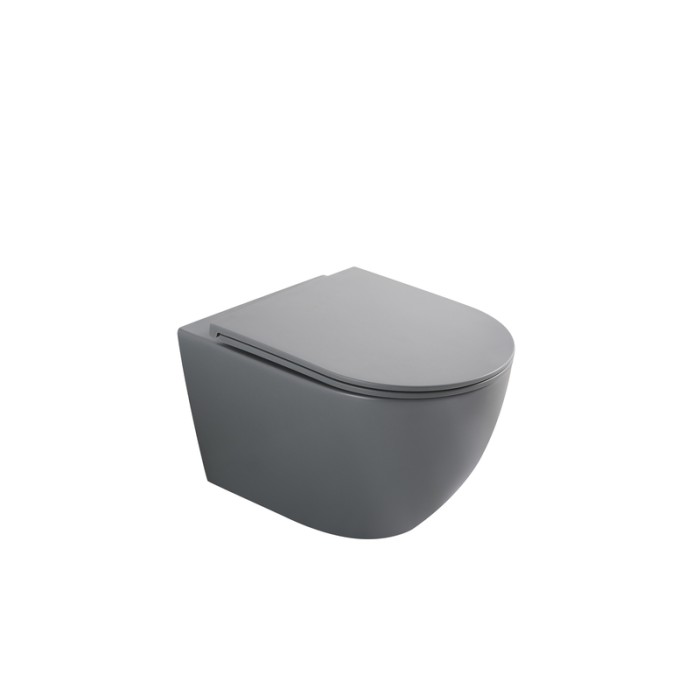 MIXXUS PREMIUM ELLIPSE-SET-2101 GRAY Комплект: Унітаз система змиву TORNADO 3.0+ Інсталяція з панеллю змиву GUN GRAY (MP6668)