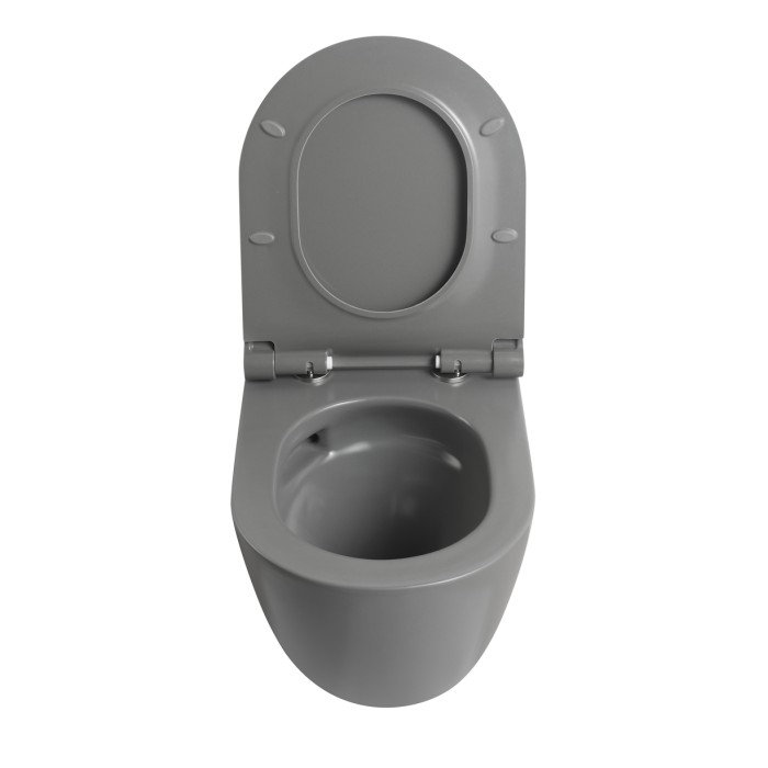 MIXXUS PREMIUM ELLIPSE-SET-2101 GRAY Комплект: Унітаз система змиву TORNADO 3.0+ Інсталяція з панеллю змиву GUN GRAY (MP6668)