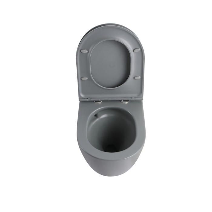 MIXXUS PREMIUM ELLIPSE-SET-2101 GRAY Комплект: Унітаз система змиву TORNADO 3.0+ Інсталяція з панеллю змиву GUN GRAY (MP6668)