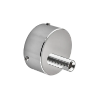 Чашка декоративна Mixxus TCC-01 CHROME (кругла) для маскування кабелю (колір хром) (MI6637)