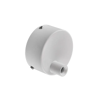 Чашка декоративна Mixxus TCC-01 WHITE (кругла) для маскування кабелю (колір білий) (MI6639)