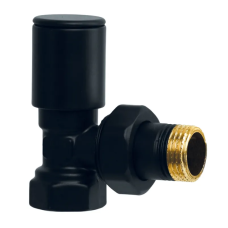 Кран для сушарки рушників кутовий Koer KR.531.Black - 1/2" (KR5103)