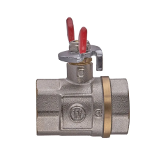 Кран кульовий Waterpro WP602-25FFW - 1" ГГМ (сталевий метелик) (WP3292)