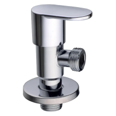 Кран для підключення сантехприладів Champion VAL-08 1/2x1/2 Chrome (нерж. сталь) (CH6198)