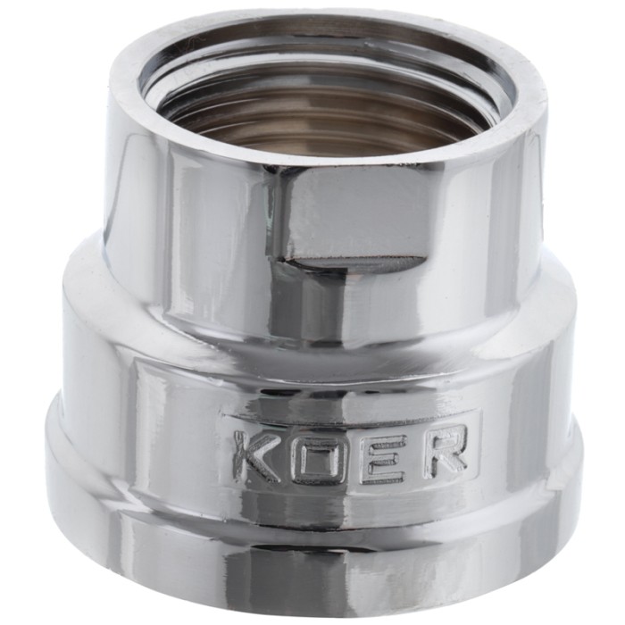 Муфта редукційна 1"х1-1/4" (хром) Koer KF.C1012.chr (KF0123)
