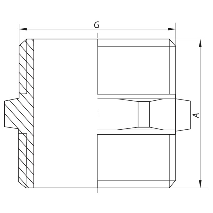 Ніпель 3/4 '' Koer WM.N08 (KR2990)