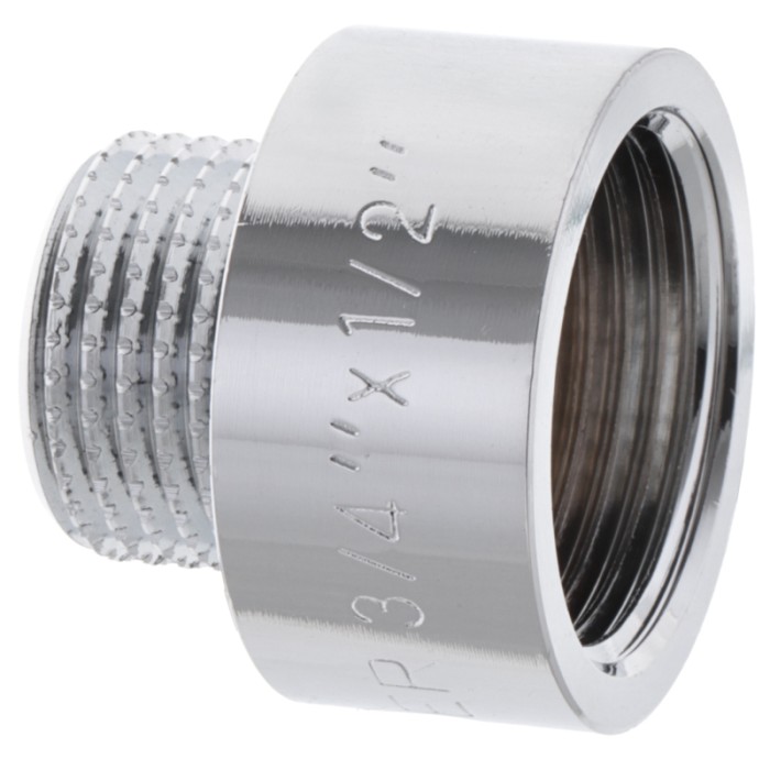 Перехідник (коннектор) 1/2 "х3 / 4" (хром) Koer KF.A0608.CHR (KF0138)