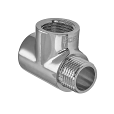 Трійник редукційний Koer KF.T06FFM.CHR - 1/2" FFМ хром (KR5622)