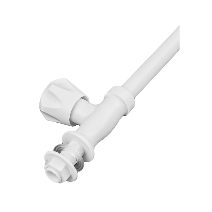Кран для холодної води Plamix Mono-005 White (PM0675)