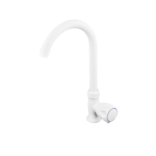 Кран для холодної води Plamix Mono-005 White (PM0675)