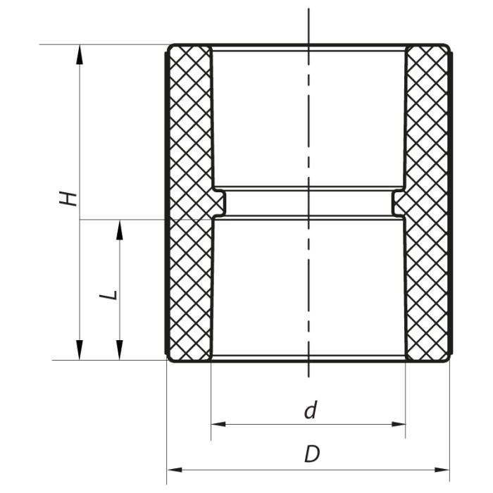 З'єднувальна муфта 25 PPR Koer K0002.PRO (KP0004)