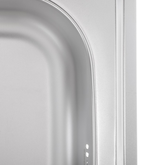 Кухонна мийка накладна Zerix Z5050-06-160E (Satin) (ZX1609)