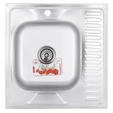 Мийка кухонна Zerix Z6060L-08-180MD (micro decor) (ZS0587)