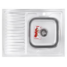Мийка кухонна Zerix Z8060R-06-160MD (micro decor) (ZS0608)