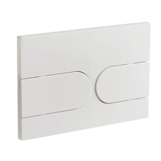 Панель змиву Koer KT-0604-03 240x160x10mm пластикова, кнопка закруглена (KR5322)
