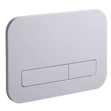 Панель змиву Koer KT-0609-01 240x160x7mm пластикова, кнопка лінійна (колір хром) (KR6130)