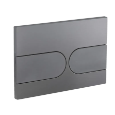 Панель змиву Koer KT-0604-07 240x160x10mm пластикова, кнопка закруглена (KR5325)