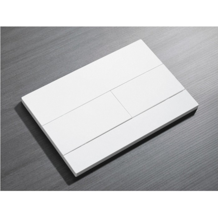 Панель змиву Koer KT-0603-03 240x160x10mm пластикова, кнопка лінійна (KR5318)