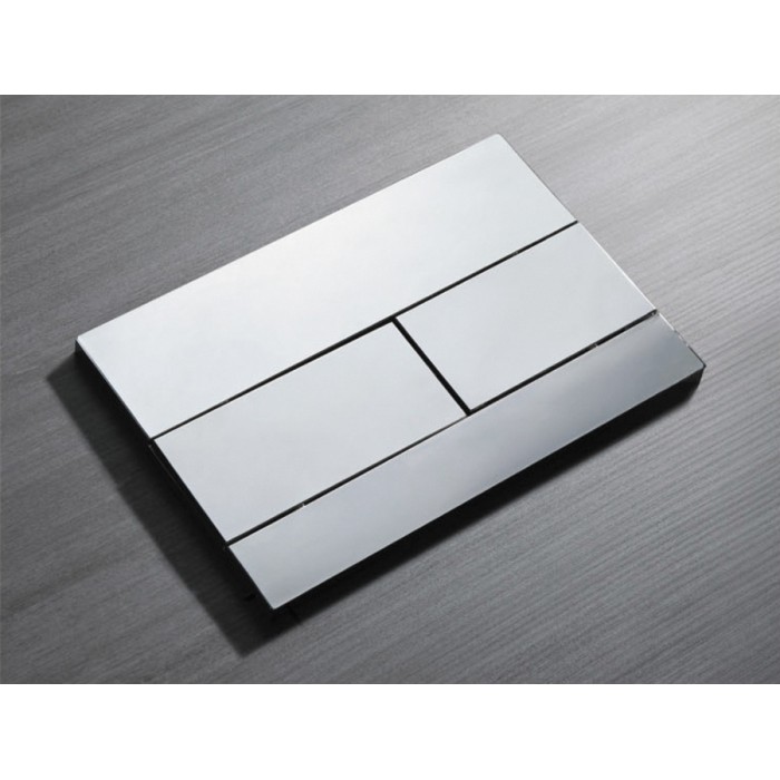 Панель змиву Koer KT-0603-01 240x160x10mm пластикова, кнопка лінійна (KR5319)