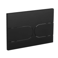 Панель змиву Koer KT-0604-05 240x160x10mm пластикова, кнопка закруглена (KR5324)