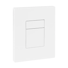 Панель змиву пластикова Koer KT-0607-03 157x198x3mm, кнопка квадратна (колір білий) (KR5714)
