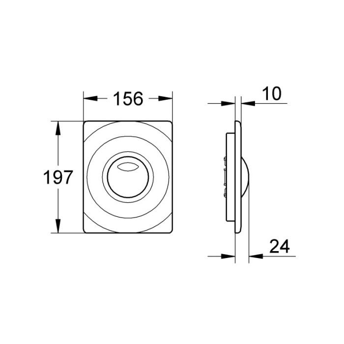 Накладна панель Grohe (42302000)