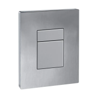 Панель змиву Koer KT-0607-02 157x198x3mm пластикова, кнопка квадратна (SS Color) (KR6239)