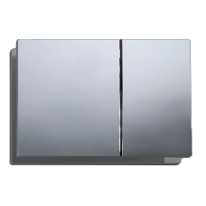 Панель змиву Koer KT-0610-01 240x160x32mmmm пластикова, кнопка квадратна (колір хром) (KR6135)