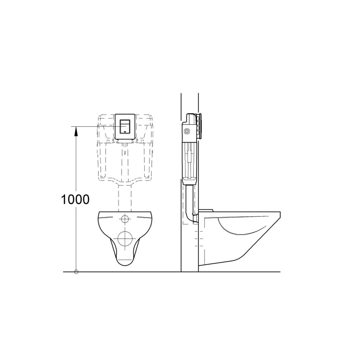 Панель змиву Grohe Skate Cosmopolitan для унітазу (38732KF0)