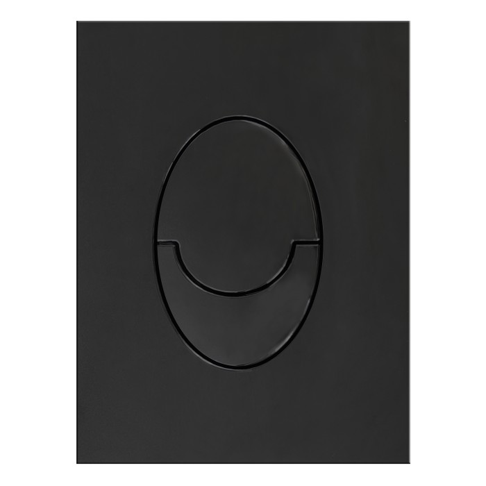 Панель змиву пластикова Koer KT-0606-05 157x198x3mm, кнопка закруглена (KR5343)