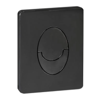 Панель змиву пластикова Koer KT-0606-05 157x198x3mm, кнопка закруглена (KR5343)