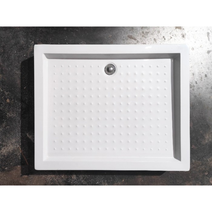 Душовий піддон з сифоном прямокутний Mixxus HARD ST01-100x80x13 NEW діаметр зливу 52 мм (MI8430)