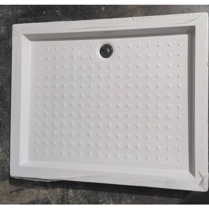Душовий піддон з сифоном прямокутний Mixxus HARD ST01-100x80x13 NEW діаметр зливу 52 мм (MI8430)