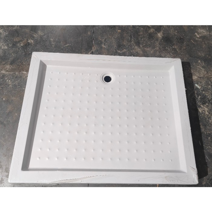 Душовий піддон з сифоном прямокутний Mixxus HARD ST01-100x80x13 NEW діаметр зливу 52 мм (MI8430)