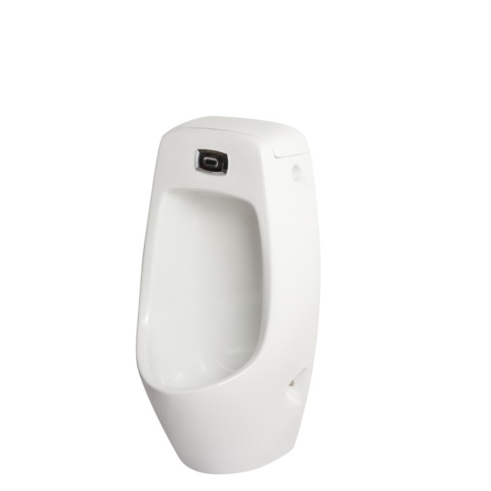 Пісуар підвісний Mixxus Premium BEVEL-1001 390x395x795mm з ІЧ-датчиком автоматичного змиву (MP6661)