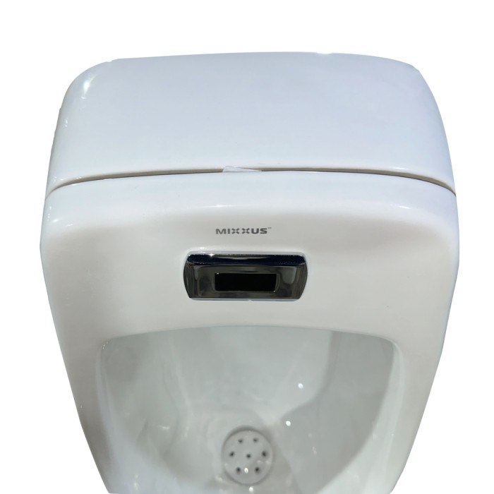Пісуар підвісний Mixxus Premium BEVEL-1001 390x395x795mm з ІЧ-датчиком автоматичного змиву (MP6661)
