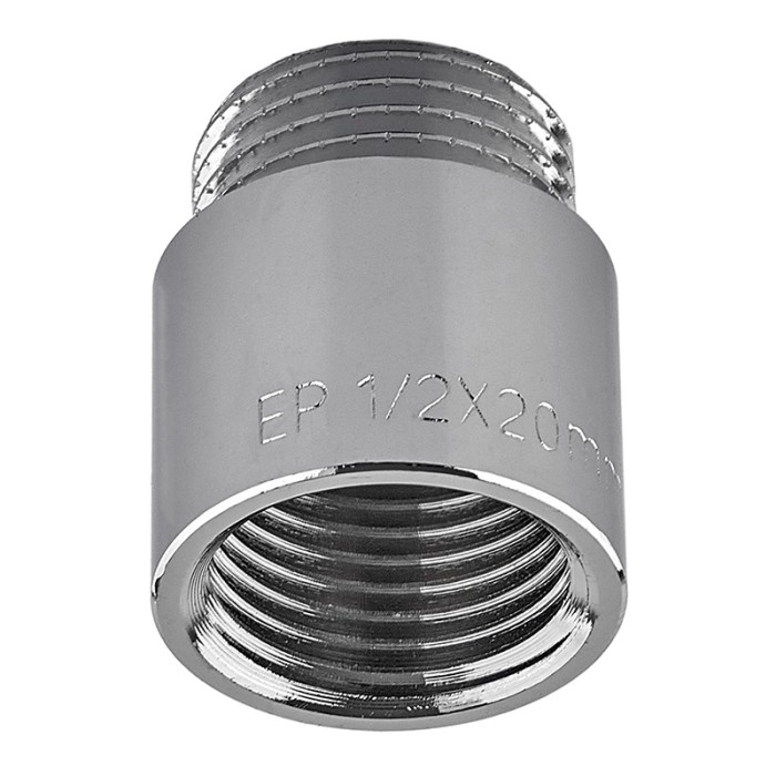 Подовжувач Europroduct EP.E020.Chr - 1/2"MF-20мм хром (EP6123)