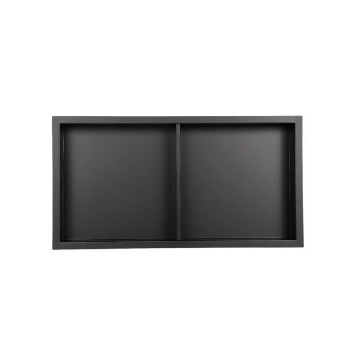 Полиця-ніша для ванної кімнати Mixxus Premium NICHE-0103 BLACK із нержавіючої сталі SUS304 (MI6682)