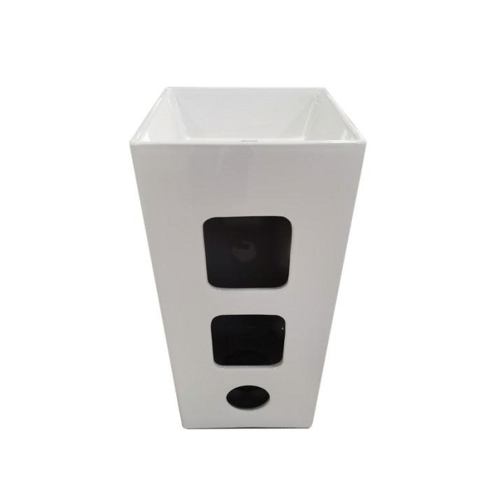 Раковина моноблок MIXXUS PREMIUM QUADRO-1101 410х410х850mm (MP6574)