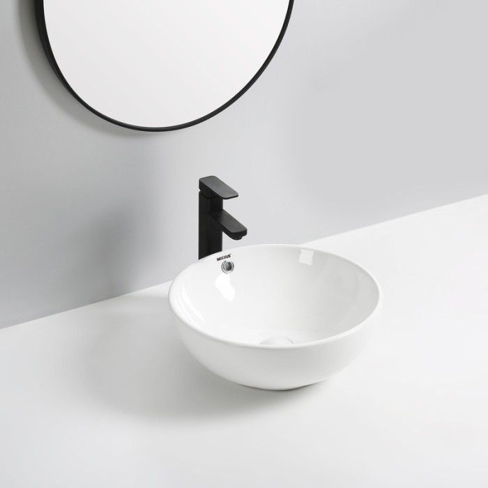Раковина накладна Mixxus Premium ELLIPSE-0205 430х430х150mm з переливом (MP6530)