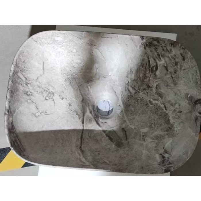 Раковина накладна MIXXUS PREMIUM DIVERSE-0113 MARBLE 455х325х135mm (MP6544)