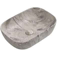 Раковина накладна MIXXUS PREMIUM DIVERSE-0113 MARBLE 455х325х135mm (MP6544)
