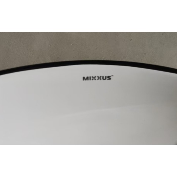 Раковина накладна MIXXUS PREMIUM ELLIPSE-0108 EDGE BLACK 400х330х145mm (MP6527)