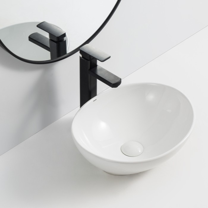 Раковина накладна Mixxus Premium ELLIPSE-0107 345х265х120mm (MP6525)