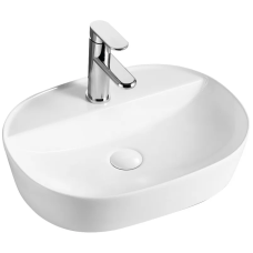 Раковина накладна Mixxus Premium ELLIPSE-0203 510х375х120mm з отвором під змішувач (MP6678)