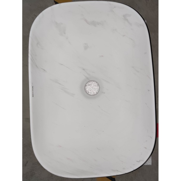 Раковина накладна Mixxus Premium DIVERSE-0112 MARBLE 455х325х135mm (MP6543)