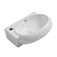 Раковина підвісна Mixxus Premium DIVERSE-1201-R 400х215х140mm з отвором під змішувач та переливом (MP6506)
